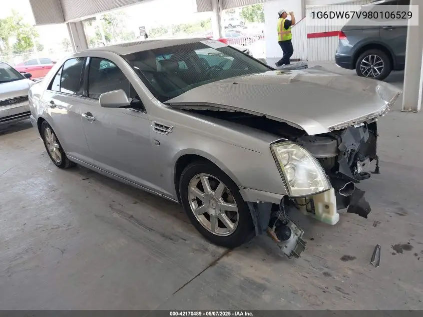 2008 Cadillac Sts V6 VIN: 1G6DW67V980106529 Lot: 42170489