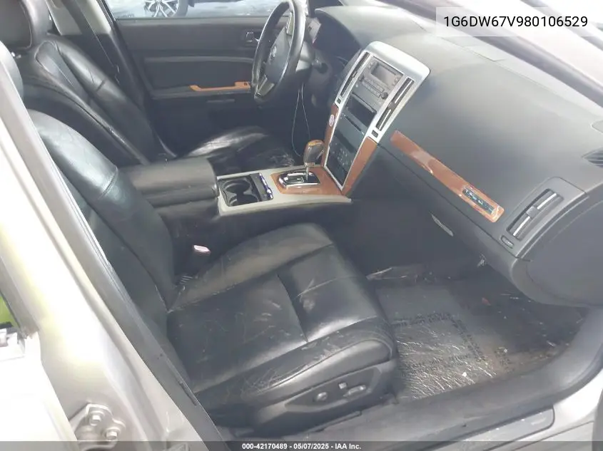 2008 Cadillac Sts V6 VIN: 1G6DW67V980106529 Lot: 42170489