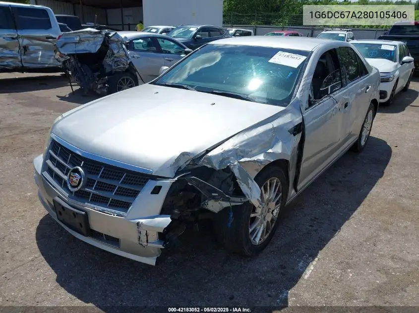 2008 Cadillac Sts V8 VIN: 1G6DC67A280105406 Lot: 42183052