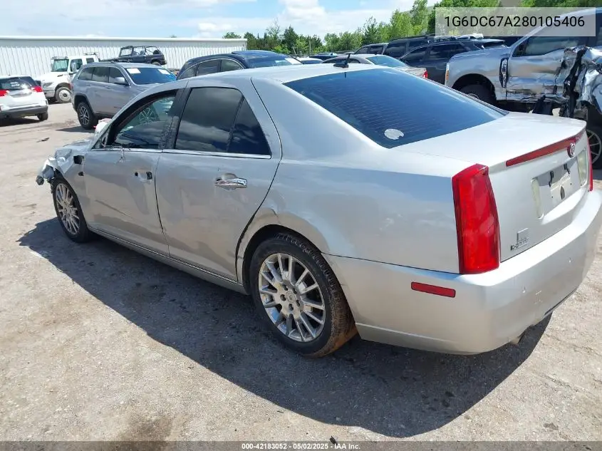 2008 Cadillac Sts V8 VIN: 1G6DC67A280105406 Lot: 42183052