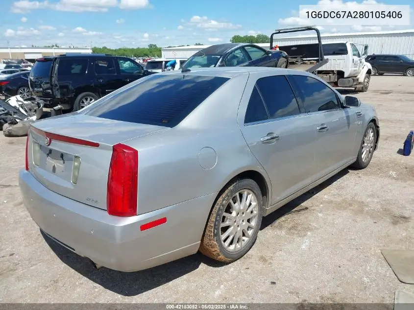 2008 Cadillac Sts V8 VIN: 1G6DC67A280105406 Lot: 42183052