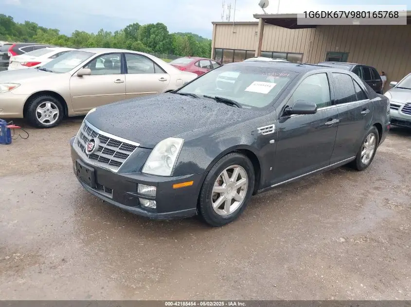 2008 Cadillac Sts V6 VIN: 1G6DK67V980165768 Lot: 42185454