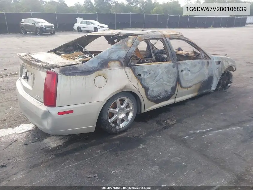 2008 Cadillac Sts V6 VIN: 1G6DW67V280106839 Lot: 42276169
