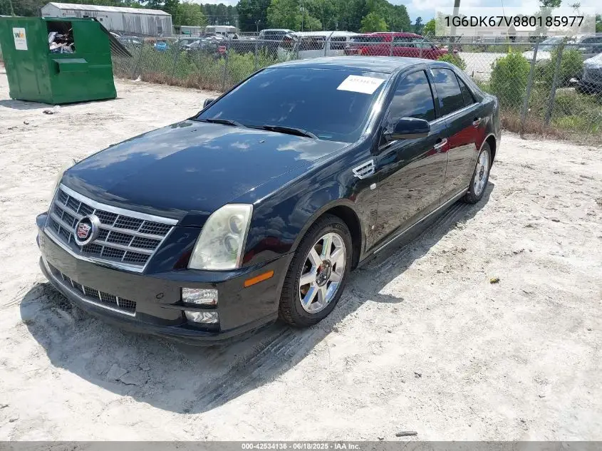 2008 Cadillac Sts V6 VIN: 1G6DK67V880185977 Lot: 42534136