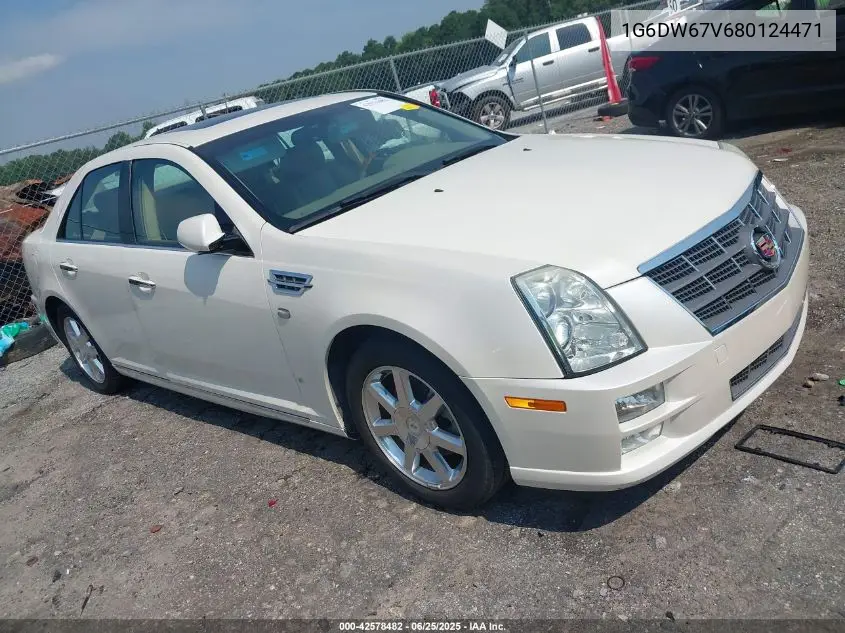 2008 Cadillac Sts V6 VIN: 1G6DW67V680124471 Lot: 42578482