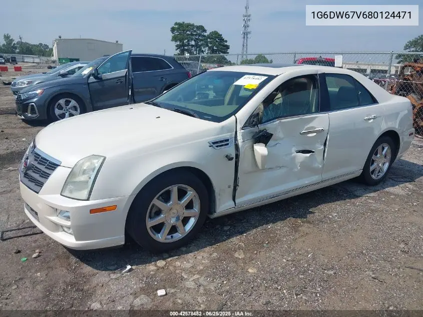 2008 Cadillac Sts V6 VIN: 1G6DW67V680124471 Lot: 42578482