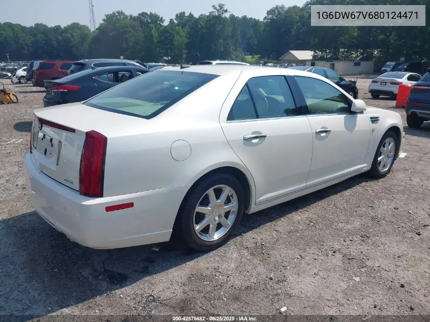 2008 Cadillac Sts V6 VIN: 1G6DW67V680124471 Lot: 42578482