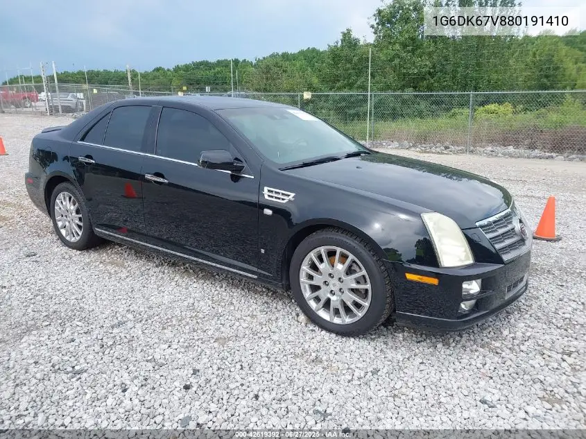 2008 Cadillac Sts V6 VIN: 1G6DK67V880191410 Lot: 42619392