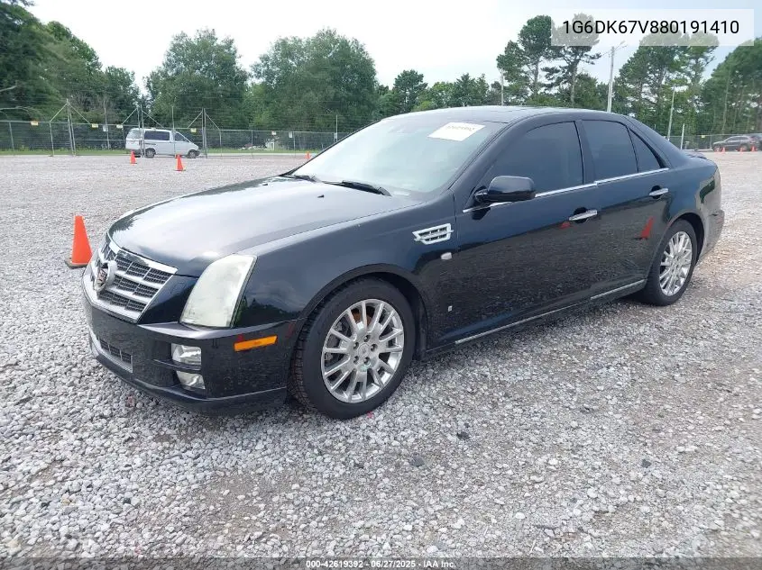 2008 Cadillac Sts V6 VIN: 1G6DK67V880191410 Lot: 42619392
