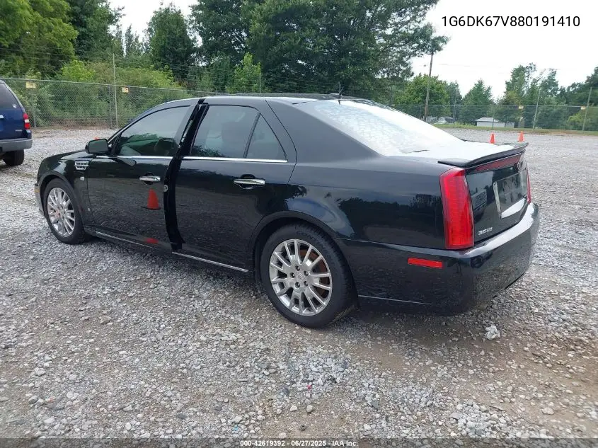 2008 Cadillac Sts V6 VIN: 1G6DK67V880191410 Lot: 42619392