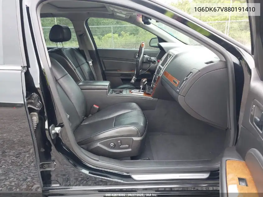 2008 Cadillac Sts V6 VIN: 1G6DK67V880191410 Lot: 42619392