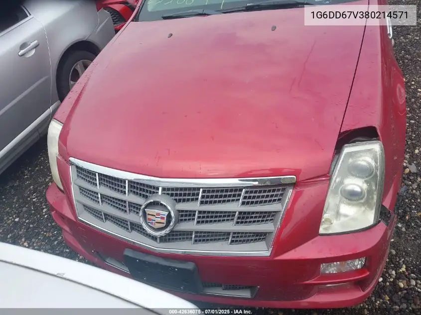2008 Cadillac Sts V6 VIN: 1G6DD67V380214571 Lot: 42636075