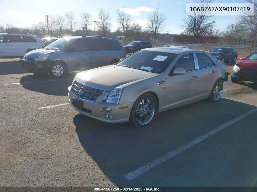 2009 Cadillac Sts V8 VIN: 1G6DZ67AX90107419 Lot: 41587250
