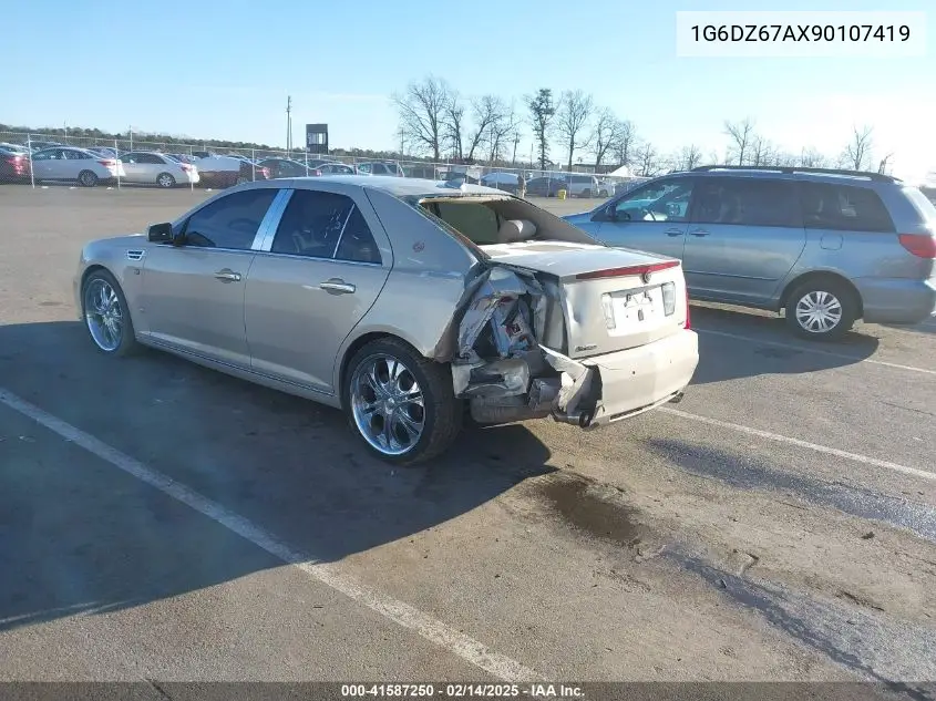 2009 Cadillac Sts V8 VIN: 1G6DZ67AX90107419 Lot: 41587250