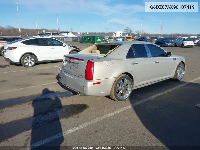 2009 Cadillac Sts V8 VIN: 1G6DZ67AX90107419 Lot: 41587250