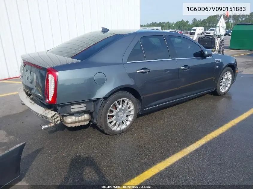 2009 Cadillac Sts V6 VIN: 1G6DD67V090151883 Lot: 42075438