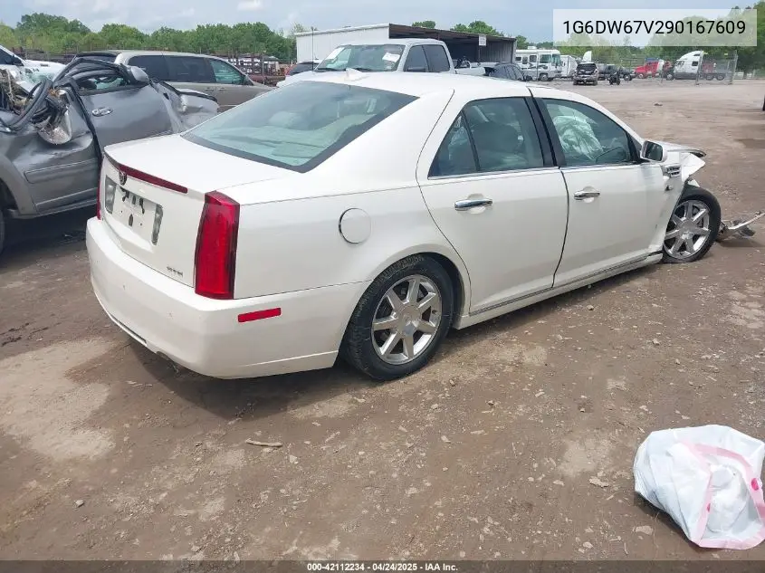 2009 Cadillac Sts V6 VIN: 1G6DW67V290167609 Lot: 42112234