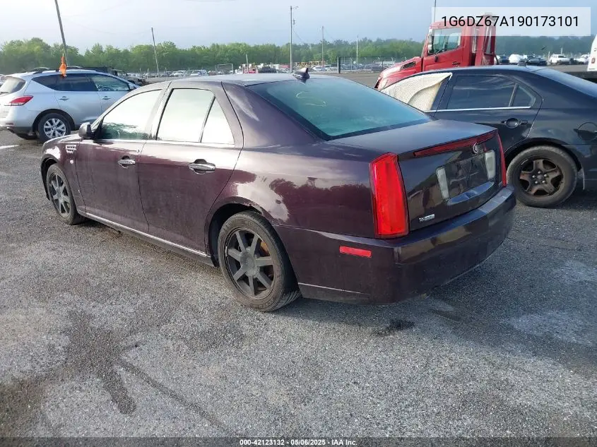 2009 Cadillac Sts V8 VIN: 1G6DZ67A190173101 Lot: 42123132