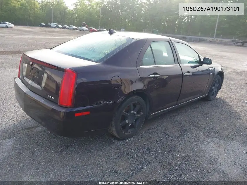 2009 Cadillac Sts V8 VIN: 1G6DZ67A190173101 Lot: 42123132