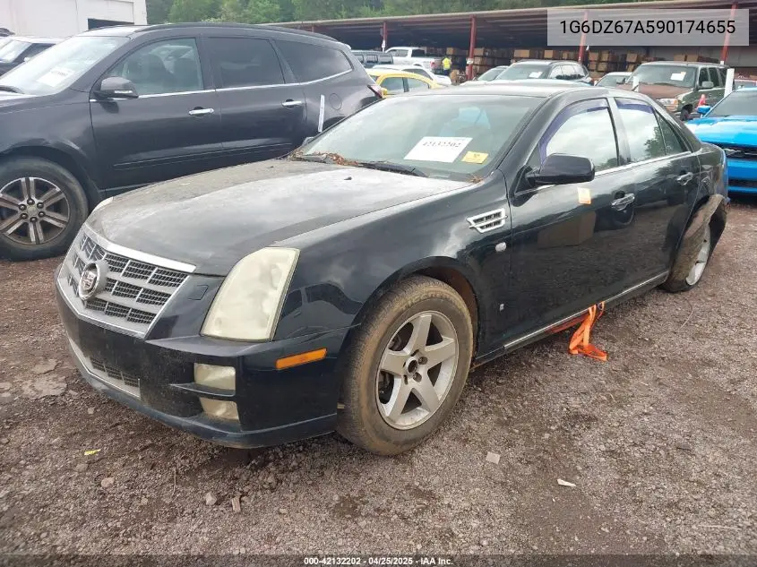 2009 Cadillac Sts V8 VIN: 1G6DZ67A590174655 Lot: 42132202