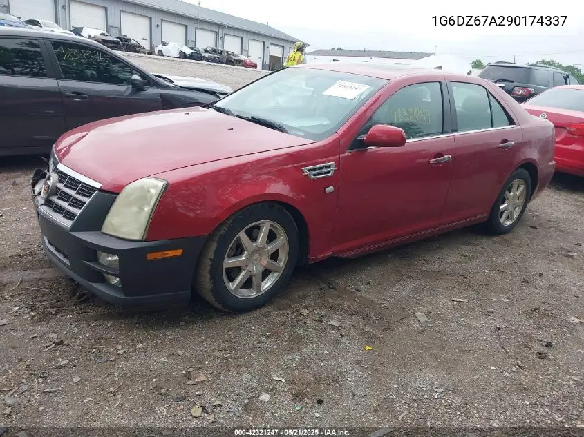 2009 Cadillac Sts V8 VIN: 1G6DZ67A290174337 Lot: 42321247