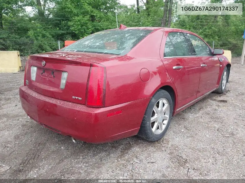 2009 Cadillac Sts V8 VIN: 1G6DZ67A290174337 Lot: 42321247