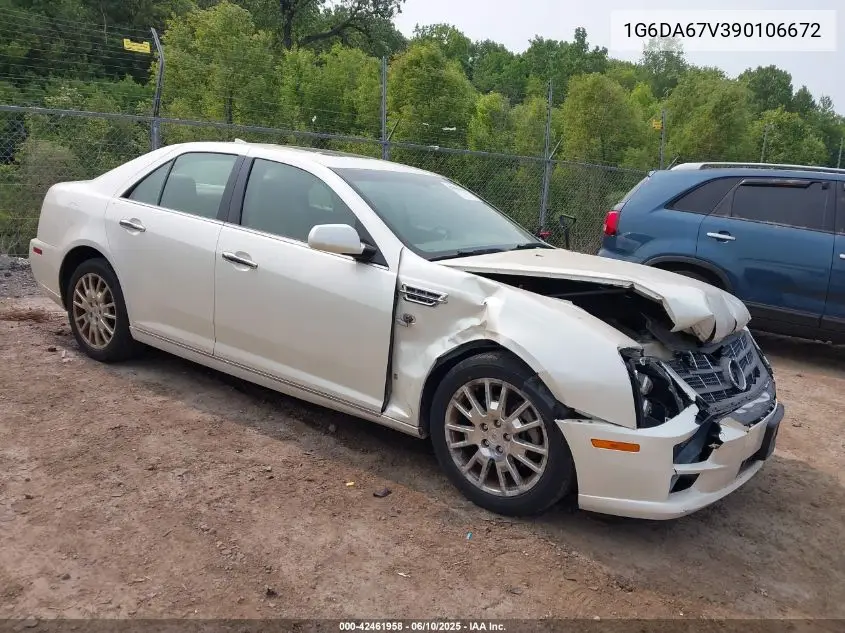 2009 Cadillac Sts V6 VIN: 1G6DA67V390106672 Lot: 42461958
