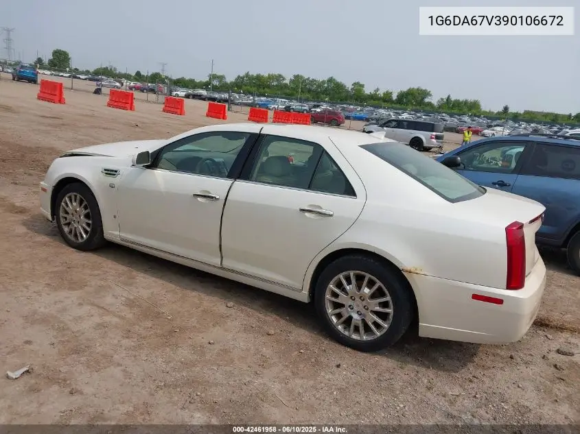 2009 Cadillac Sts V6 VIN: 1G6DA67V390106672 Lot: 42461958
