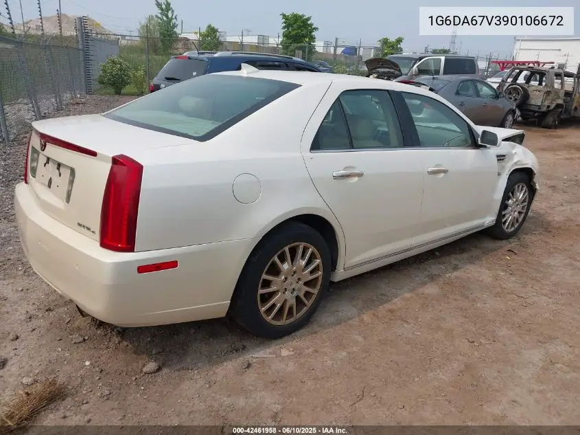 2009 Cadillac Sts V6 VIN: 1G6DA67V390106672 Lot: 42461958