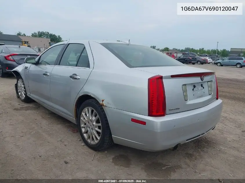 2009 Cadillac Sts V6 VIN: 1G6DA67V690120047 Lot: 42672461