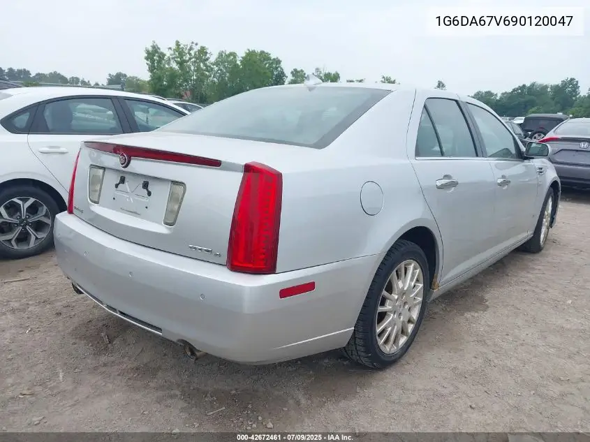 2009 Cadillac Sts V6 VIN: 1G6DA67V690120047 Lot: 42672461