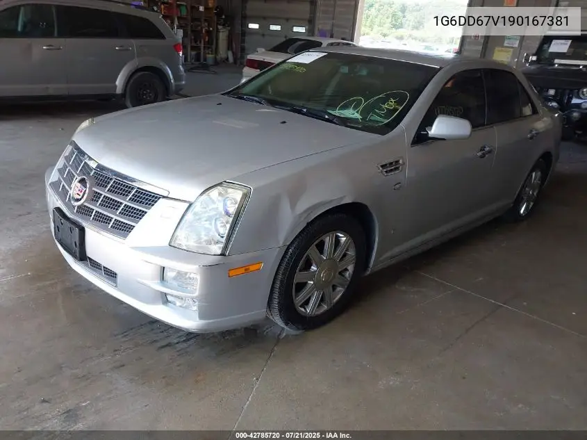 2009 Cadillac Sts V6 VIN: 1G6DD67V190167381 Lot: 42785720