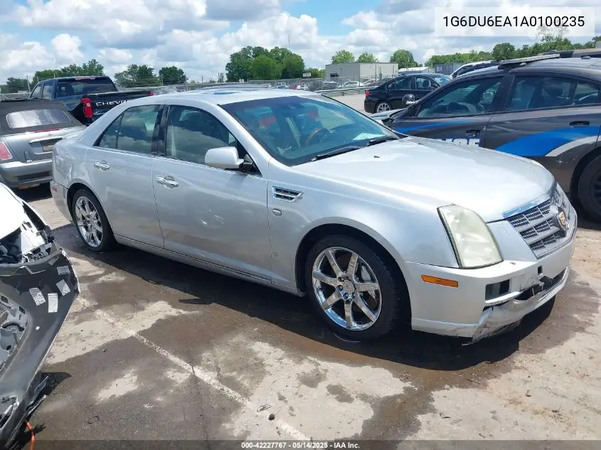 2010 Cadillac Sts Performance VIN: 1G6DU6EA1A0100235 Lot: 42227767