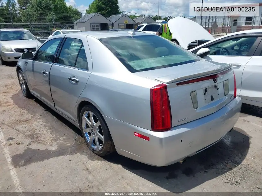 2010 Cadillac Sts Performance VIN: 1G6DU6EA1A0100235 Lot: 42227767