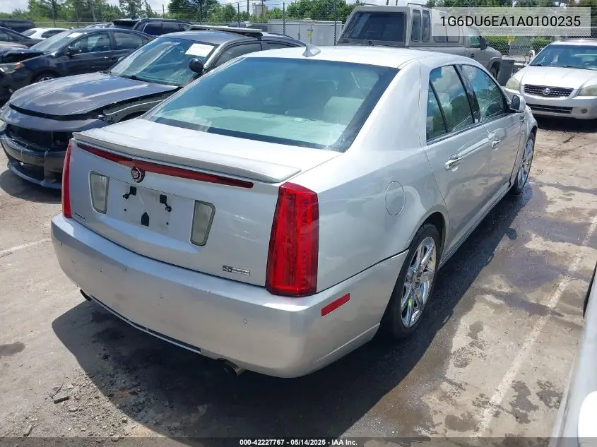 2010 Cadillac Sts Performance VIN: 1G6DU6EA1A0100235 Lot: 42227767