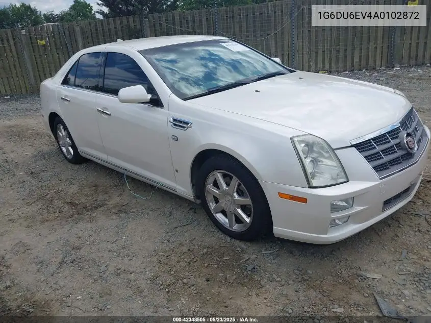 2010 Cadillac Sts Luxury Package VIN: 1G6DU6EV4A0102872 Lot: 42348505