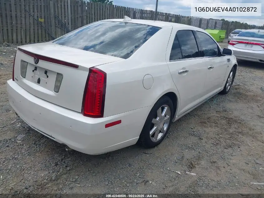 2010 Cadillac Sts Luxury Package VIN: 1G6DU6EV4A0102872 Lot: 42348505