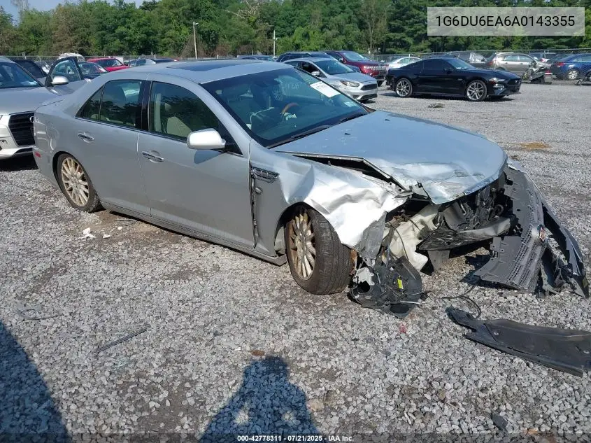 2010 Cadillac Sts Performance VIN: 1G6DU6EA6A0143355 Lot: 42778311