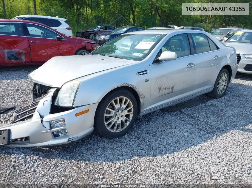 2010 Cadillac Sts Performance VIN: 1G6DU6EA6A0143355 Lot: 42778311