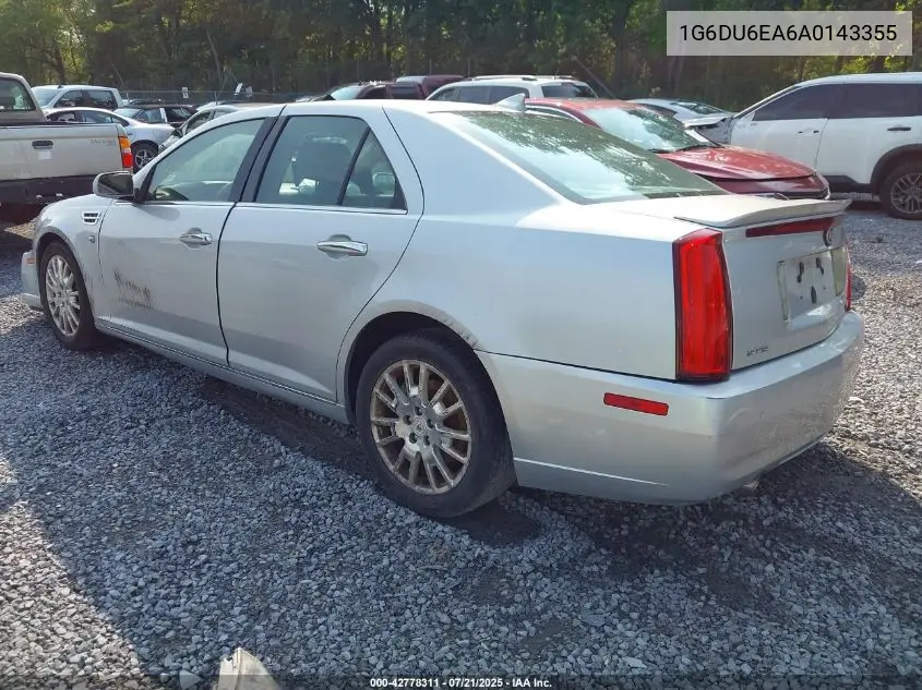 2010 Cadillac Sts Performance VIN: 1G6DU6EA6A0143355 Lot: 42778311