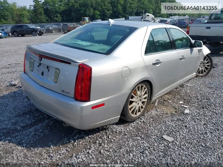 2010 Cadillac Sts Performance VIN: 1G6DU6EA6A0143355 Lot: 42778311