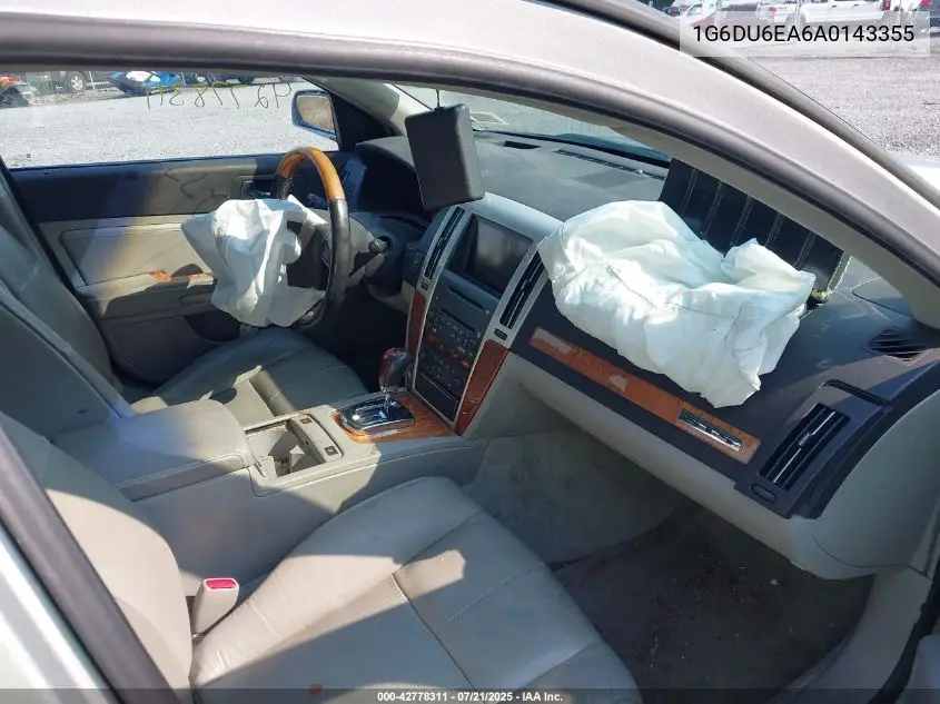 2010 Cadillac Sts Performance VIN: 1G6DU6EA6A0143355 Lot: 42778311