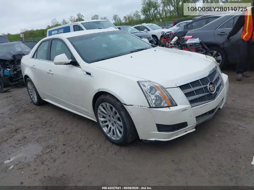 2011 Cadillac Sts VIN: 1G6DGSEY2B0110725 Lot: 42227041