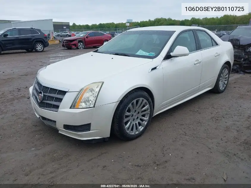 2011 Cadillac Sts VIN: 1G6DGSEY2B0110725 Lot: 42227041