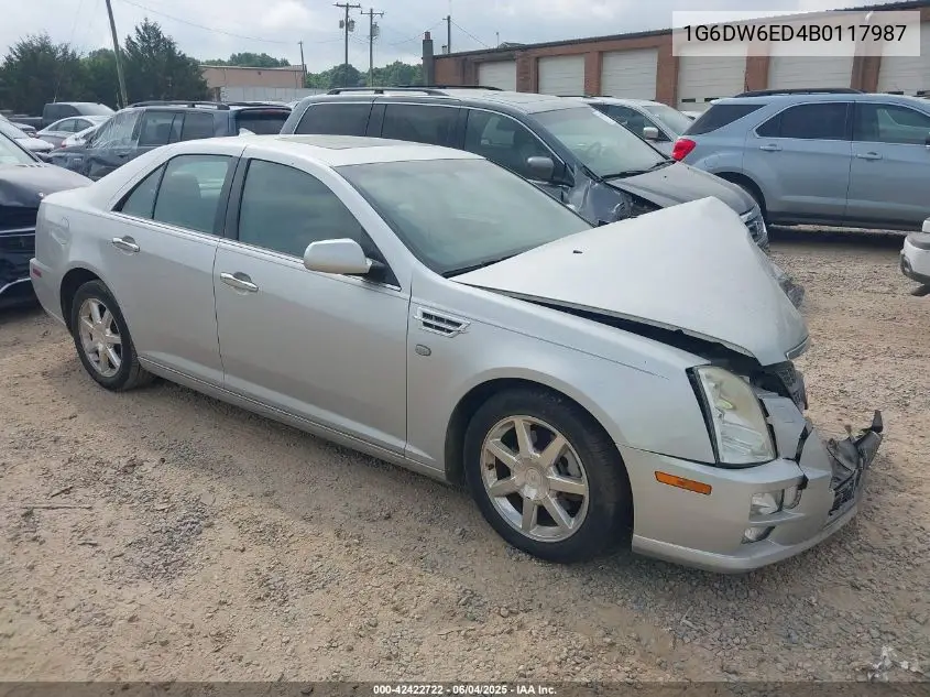 2011 Cadillac Sts Luxury VIN: 1G6DW6ED4B0117987 Lot: 42422722