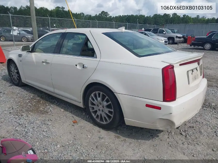2011 Cadillac Sts Premium VIN: 1G6DX6EDXB0103105 Lot: 42498384
