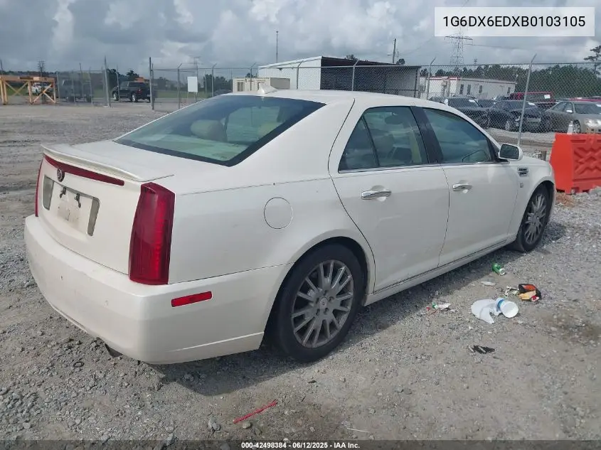 2011 Cadillac Sts Premium VIN: 1G6DX6EDXB0103105 Lot: 42498384