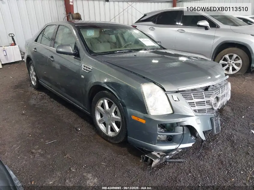 2011 Cadillac Sts Luxury VIN: 1G6DW6EDXB0113510 Lot: 42498865
