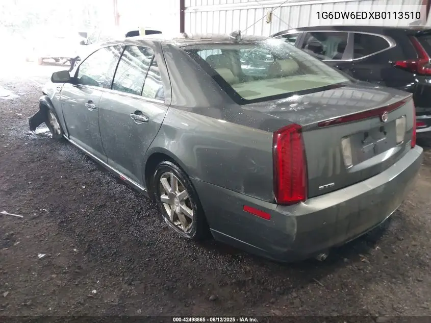 2011 Cadillac Sts Luxury VIN: 1G6DW6EDXB0113510 Lot: 42498865