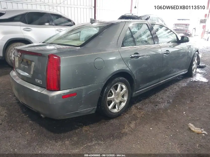 2011 Cadillac Sts Luxury VIN: 1G6DW6EDXB0113510 Lot: 42498865